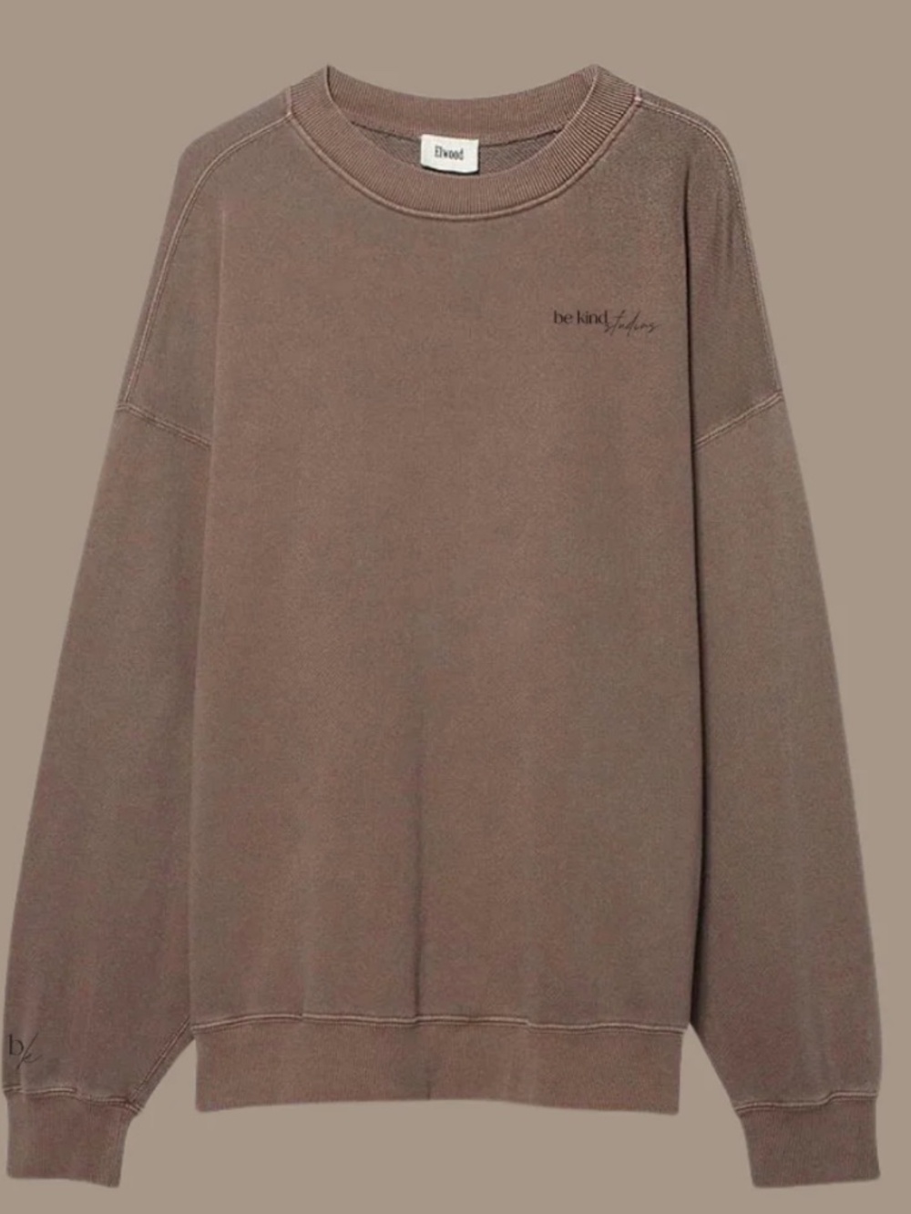 oversized core crewneck | be kind studios x elwood